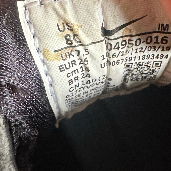 Nike Kids Huarache Black Sneakers - Picture 6 of 6